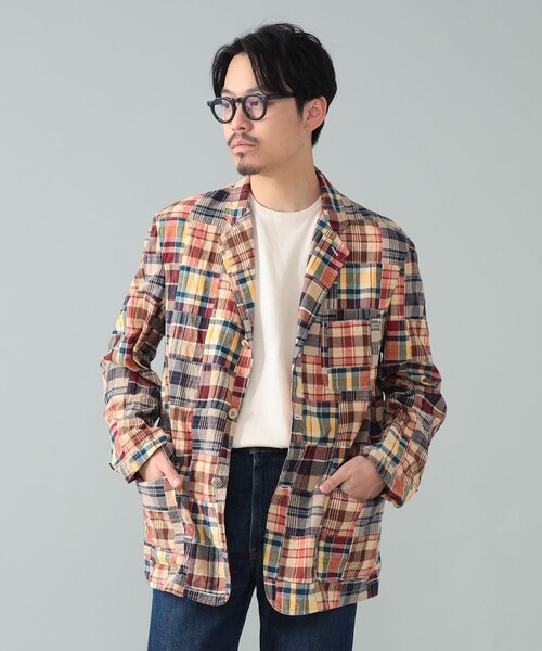 BROOKS BROTHERS(ブルックスブラザーズ)の「【別注】Brooks Brothers / マドラスチェック パッチワーク ジャケット(その他アウター・メンズ・ブラウン/ブラック・S/XL/L/M)」の20枚目の写真