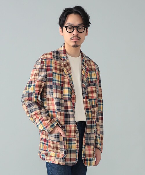 BROOKS BROTHERS(ブルックスブラザーズ)の「【別注】Brooks Brothers / マドラスチェック パッチワーク ジャケット(その他アウター・メンズ・ブラウン/ブラック・S/XL/L/M)」の21枚目の写真