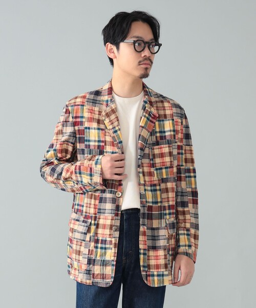 BROOKS BROTHERS(ブルックスブラザーズ)の「【別注】Brooks Brothers / マドラスチェック パッチワーク ジャケット(その他アウター・メンズ・ブラウン/ブラック・S/XL/L/M)」の22枚目の写真