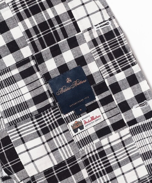BROOKS BROTHERS(ブルックスブラザーズ)の「【別注】Brooks Brothers / マドラスチェック パッチワーク ジャケット(その他アウター・メンズ・ブラウン/ブラック・S/XL/L/M)」の15枚目の写真