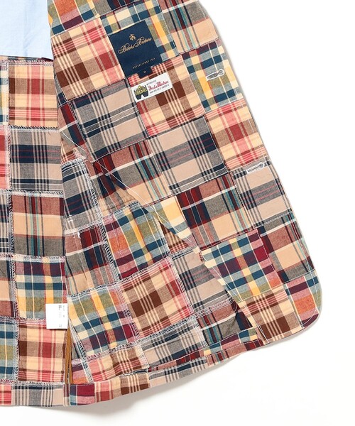 BROOKS BROTHERS(ブルックスブラザーズ)の「【別注】Brooks Brothers / マドラスチェック パッチワーク ジャケット(その他アウター・メンズ・ブラウン/ブラック・S/XL/L/M)」の9枚目の写真
