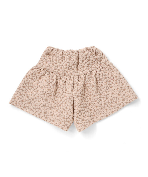 Noeil aime BeBe（ノイユエイムベベ）の「【お揃い】花柄ふくれJQキュロットパンツ（その他パンツ・キッズ・ベージュ・120cm/130cm/110cm）」の9枚目の写真