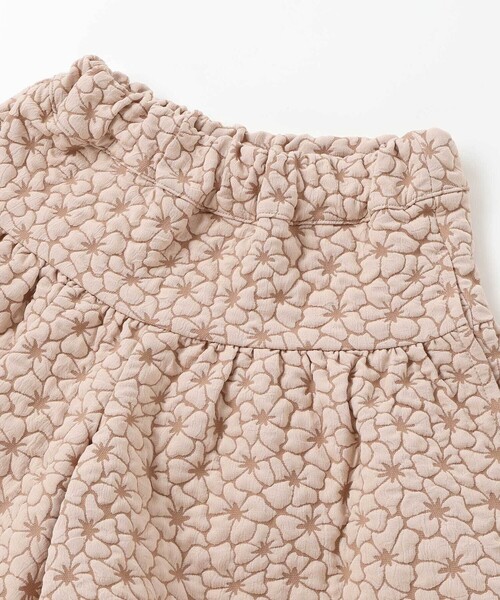 Noeil aime BeBe（ノイユエイムベベ）の「【お揃い】花柄ふくれJQキュロットパンツ（その他パンツ・キッズ・ベージュ・120cm/130cm/110cm）」の7枚目の写真