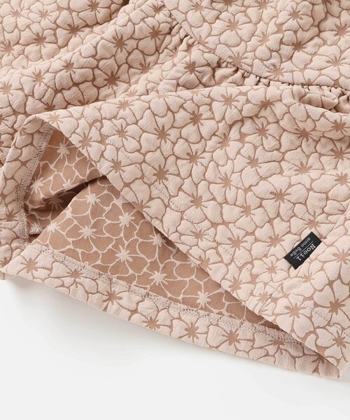 Noeil aime BeBe（ノイユエイムベベ）の「【お揃い】花柄ふくれJQキュロットパンツ（その他パンツ・キッズ・ベージュ・120cm/130cm/110cm）」の10枚目の写真