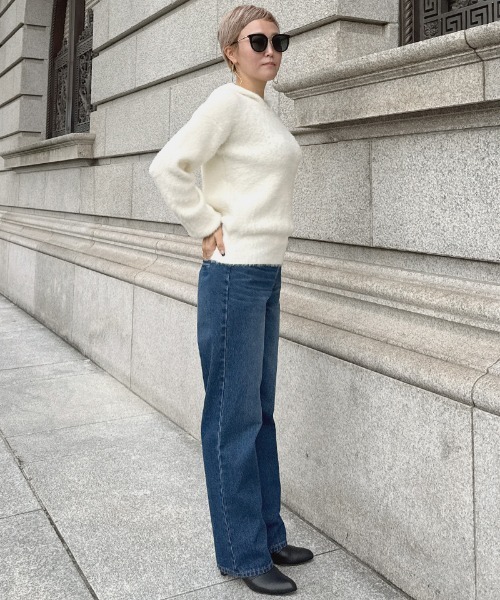 JENNE（ジェンヌ）の「パールフーディー（カーディガン/ボレロ・レディース・アイボリー/ブラック・SMALL/LARGE/MEDIUM）」の16枚目の写真
