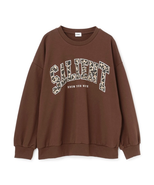 LOVETOXIC（ラブトキシック）の「【LTXC】柄ロゴアップリケルーズスウェット（スウェット・キッズ・ブラック/オフホワイト/ホワイト系その他/ブラウン・L:160cm/130cm/S:140cm/M:150cm）」の13枚目の写真