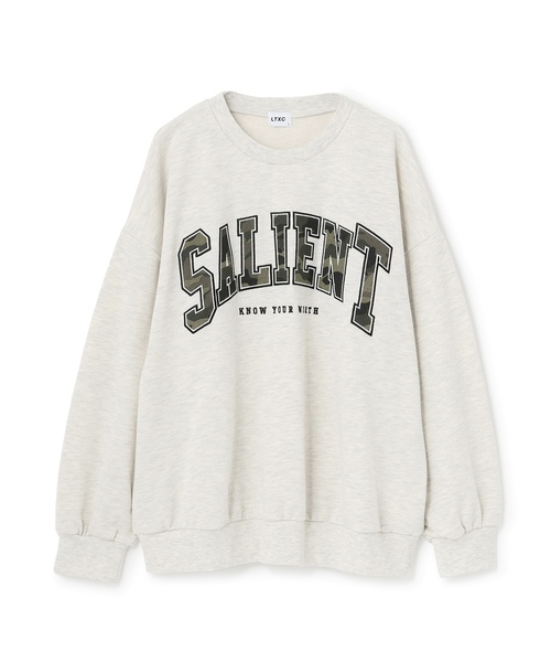 LOVETOXIC（ラブトキシック）の「【LTXC】柄ロゴアップリケルーズスウェット（スウェット・キッズ・ブラック/オフホワイト/ホワイト系その他/ブラウン・L:160cm/130cm/S:140cm/M:150cm）」の14枚目の写真