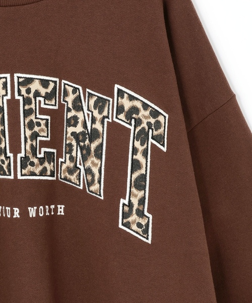 LOVETOXIC（ラブトキシック）の「【LTXC】柄ロゴアップリケルーズスウェット（スウェット・キッズ・ブラック/オフホワイト/ホワイト系その他/ブラウン・L:160cm/130cm/S:140cm/M:150cm）」の19枚目の写真