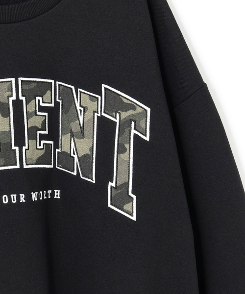 LOVETOXIC（ラブトキシック）の「【LTXC】柄ロゴアップリケルーズスウェット（スウェット・キッズ・ブラック/オフホワイト/ホワイト系その他/ブラウン・L:160cm/130cm/S:140cm/M:150cm）」の20枚目の写真