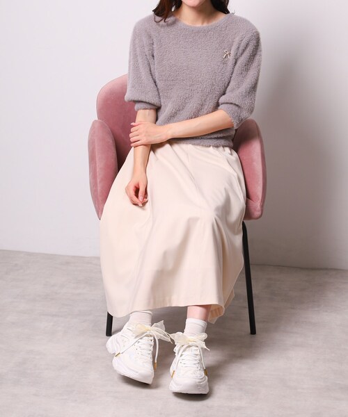 ESPERANZA(エスペランサ)の「フラワー刺繍ラメスニーカー(スニーカー・レディース・ホワイト系9/ブラック系8/ピンク系9・M/S/LL/L)」の12枚目の写真
