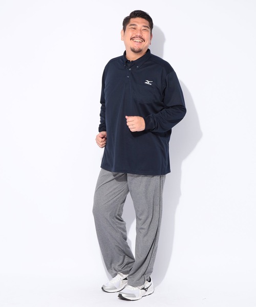 MIZUNO(ミズノ )の「MIZUNO (ミズノ) ワンポイントロゴ ライトスウェットパンツ(スウェットパンツ・メンズ・ダークグレー/ブラック・3L/4L/5L)」の10枚目の写真