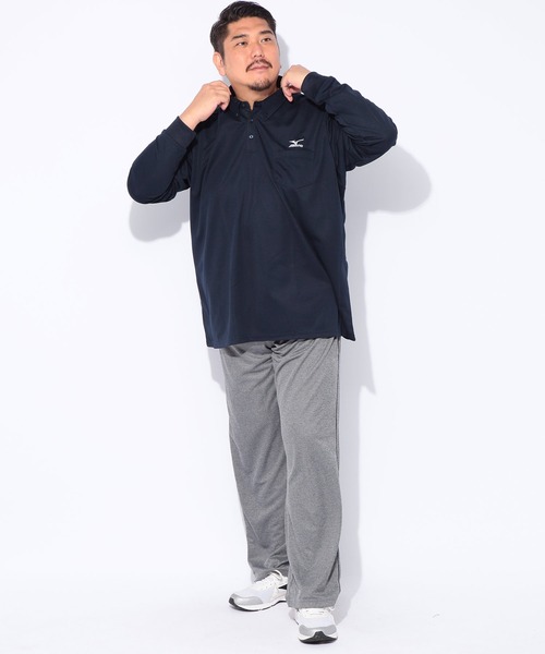 MIZUNO(ミズノ )の「MIZUNO (ミズノ) ワンポイントロゴ ライトスウェットパンツ(スウェットパンツ・メンズ・ダークグレー/ブラック・3L/4L/5L)」の14枚目の写真