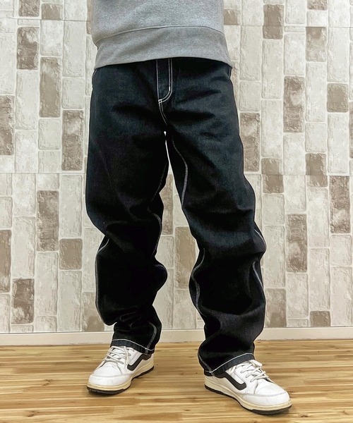 Carhartt WIP（カーハートダブリューアイピー）の「WIP シンプルパンツ デニムパンツ Simple Pant（デニムパンツ・メンズ・ブルー/ブラック・34/32/30）」の2枚目の写真