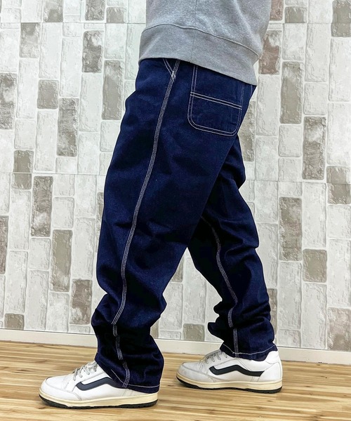 Carhartt WIP（カーハートダブリューアイピー）の「WIP シンプルパンツ デニムパンツ Simple Pant（デニムパンツ・メンズ・ブルー/ブラック・34/32/30）」の16枚目の写真