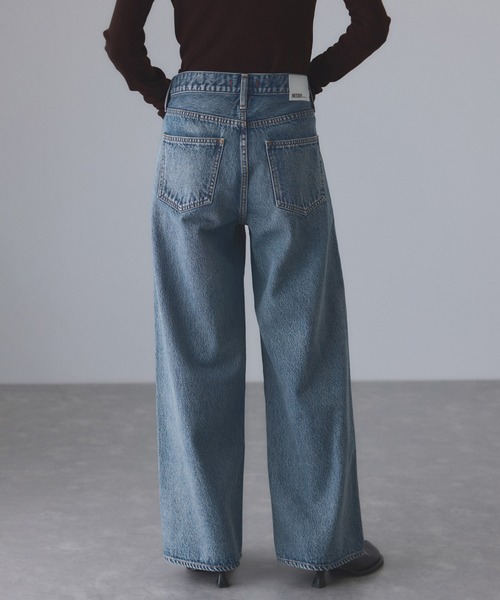 NEEDBY heritage（ニードバイヘリテージ）の「【NEEDBY for ADAM ET ROPE'】別注HANA（デニムパンツ・レディース・ブルー/ネイビー・24/25/26/27）」の11枚目の写真