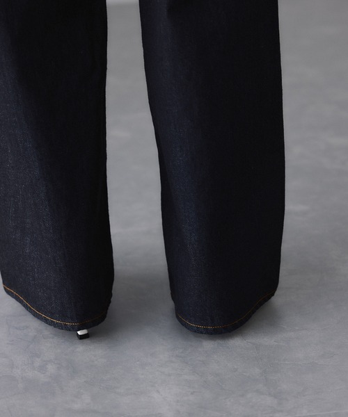 NEEDBY heritage（ニードバイヘリテージ）の「【NEEDBY for ADAM ET ROPE'】別注HANA（デニムパンツ・レディース・ブルー/ネイビー・24/25/26/27）」の17枚目の写真