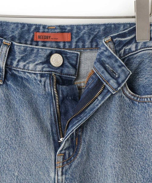 NEEDBY heritage（ニードバイヘリテージ）の「【NEEDBY for ADAM ET ROPE'】別注HANA（デニムパンツ・レディース・ブルー/ネイビー・24/25/26/27）」の21枚目の写真