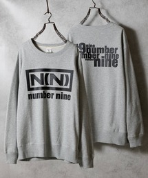 NUMBER (N)INE | N(N) number nine PRINTED CLASSIC CREWNECK SWEATSHIRT / エヌエヌ ナンバーナイン ロゴプリント クラシック クルーネック スウェットシャツ(スウェット)