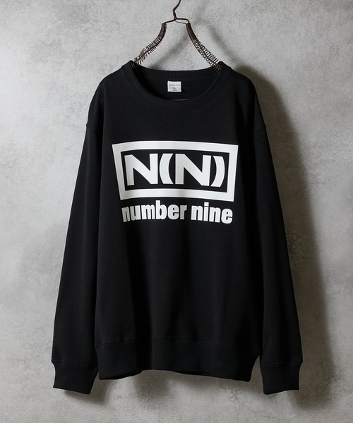 NUMBER (N)INE（ナンバーナイン）の「N(N) number nine PRINTED CLASSIC CREWNECK SWEATSHIRT / エヌエヌ ナンバーナイン ロゴプリント クラシック クルーネック スウェットシャツ（スウェット・メンズ・ブラック/トップグレー・M/L/XL）」の15枚目の写真