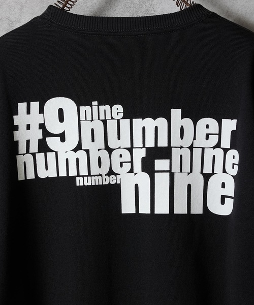 NUMBER (N)INE（ナンバーナイン）の「N(N) number nine PRINTED CLASSIC CREWNECK SWEATSHIRT / エヌエヌ ナンバーナイン ロゴプリント クラシック クルーネック スウェットシャツ（スウェット・メンズ・ブラック/トップグレー・M/L/XL）」の18枚目の写真