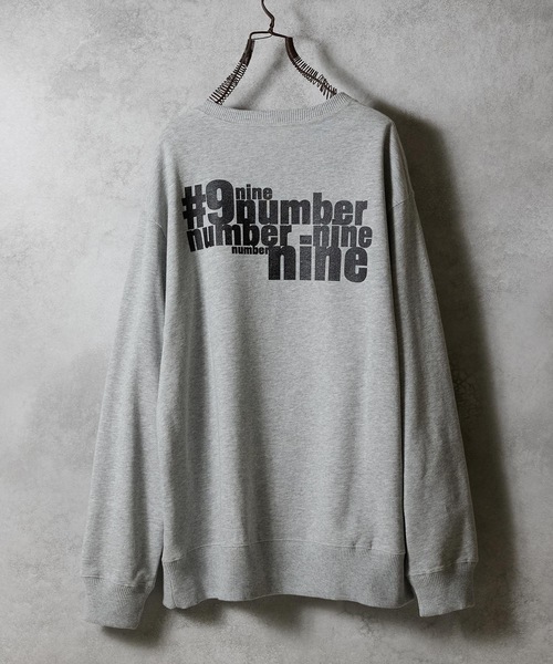 NUMBER (N)INE（ナンバーナイン）の「N(N) number nine PRINTED CLASSIC CREWNECK SWEATSHIRT / エヌエヌ ナンバーナイン ロゴプリント クラシック クルーネック スウェットシャツ（スウェット・メンズ・ブラック/トップグレー・M/L/XL）」の22枚目の写真
