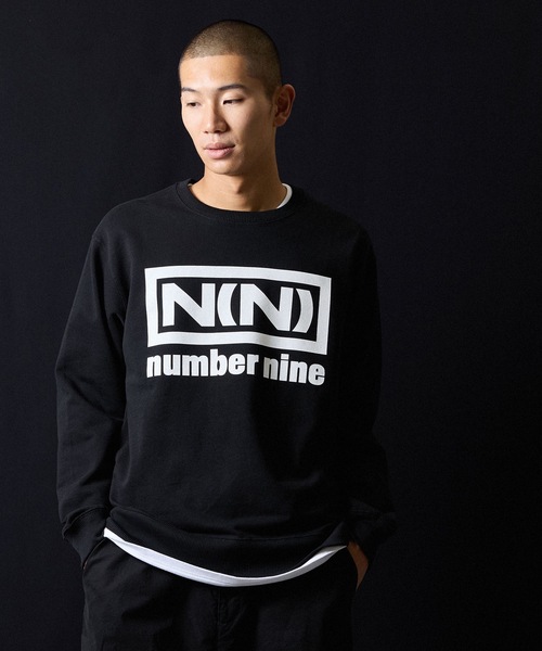 NUMBER (N)INE（ナンバーナイン）の「N(N) number nine PRINTED CLASSIC CREWNECK SWEATSHIRT / エヌエヌ ナンバーナイン ロゴプリント クラシック クルーネック スウェットシャツ（スウェット・メンズ・ブラック/トップグレー・M/L/XL）」の10枚目の写真