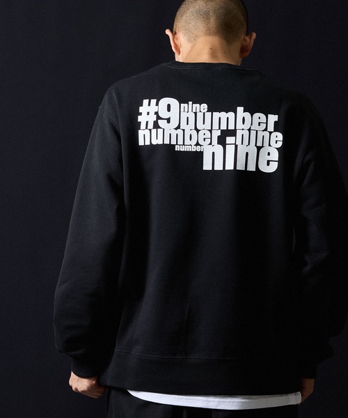 NUMBER (N)INE（ナンバーナイン）の「N(N) number nine PRINTED CLASSIC CREWNECK SWEATSHIRT / エヌエヌ ナンバーナイン ロゴプリント クラシック クルーネック スウェットシャツ（スウェット・メンズ・ブラック/トップグレー・M/L/XL）」の11枚目の写真