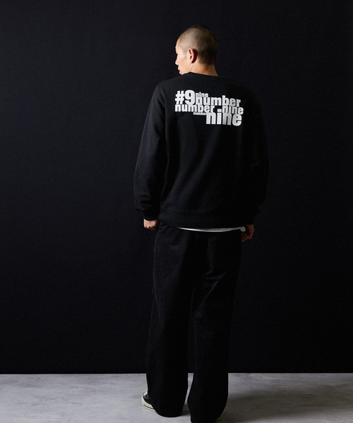NUMBER (N)INE（ナンバーナイン）の「N(N) number nine PRINTED CLASSIC CREWNECK SWEATSHIRT / エヌエヌ ナンバーナイン ロゴプリント クラシック クルーネック スウェットシャツ（スウェット・メンズ・ブラック/トップグレー・M/L/XL）」の14枚目の写真