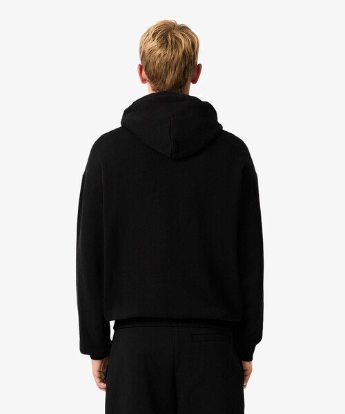 LACOSTE(ラコステ)の「テニスヘリテージプリントスウェットフーディー(パーカー・メンズ・ブラック・3/2/4/5)」の11枚目の写真