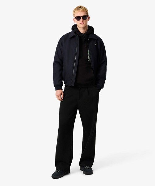 LACOSTE(ラコステ)の「テニスヘリテージプリントスウェットフーディー(パーカー・メンズ・ブラック・3/2/4/5)」の15枚目の写真