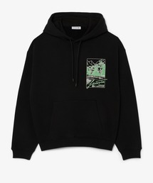 LACOSTE（ラコステ）の「テニスヘリテージプリントスウェットフーディー 裏起毛（パーカー・メンズ）」