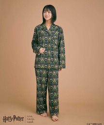 ウンナナクール パジャマ ルームウェア セット販売 美品 ウンナナクール やわらか杢フライスパジャマ MADE WITH LIBERTY FABRIC