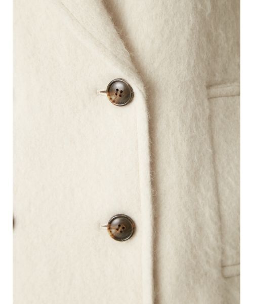 FRAY I.D(フレイアイディー)の「オーバーサイズウールシャギージャコット(テーラードジャケット・レディース・オフホワイト/グレー/ライトブルー・0/1)」の11枚目の写真