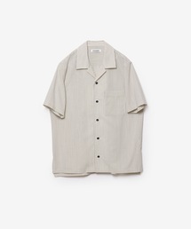 ATTACHMENT | WO/PE ストライプ オープンカラー S/S SHIRT / WO/PE STRIPE OPEN COLLAR S/S SHIRT(シャツ/ブラウス)