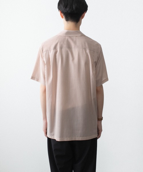 ATTACHMENT(アタッチメント)の「WO/PE ストライプ オープンカラー S/S SHIRT / WO/PE STRIPE OPEN COLLAR S/S SHIRT(シャツ/ブラウス・メンズ・ブルー/グレー/レッド・2/1/3)」の11枚目の写真