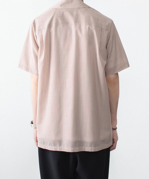 ATTACHMENT（アタッチメント）の「WO/PE ストライプ オープンカラー S/S SHIRT / WO/PE STRIPE OPEN COLLAR S/S SHIRT（シャツ/ブラウス・メンズ・ブルー/グレー/レッド・2/1/3）」の22枚目の写真