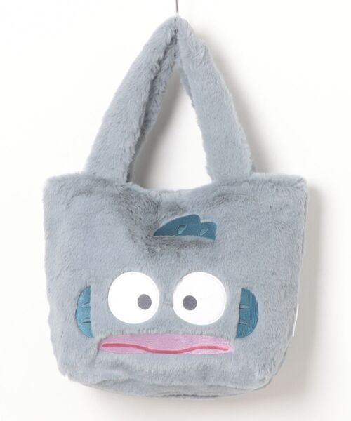 sanrio（サンリオ）の「sanrio（サンリオ）キャラクターフェイス フェイクファーミニトートバッグ レディース/シナモロール クロミ ハンギョドン マイメロディ（トートバッグ・レディース・ダークグレー/ピンク/ブルー/アイボリー・FREE）」の3枚目の写真