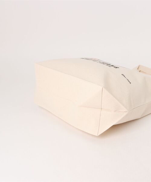 ANGEL BLUE(エンジェルブルー)の「エンジェルブルー トートバッグ HAPPYJEANS(トートバッグ・レディース・アイボリー系/ブラック系・ONE SIZE)」の4枚目の写真