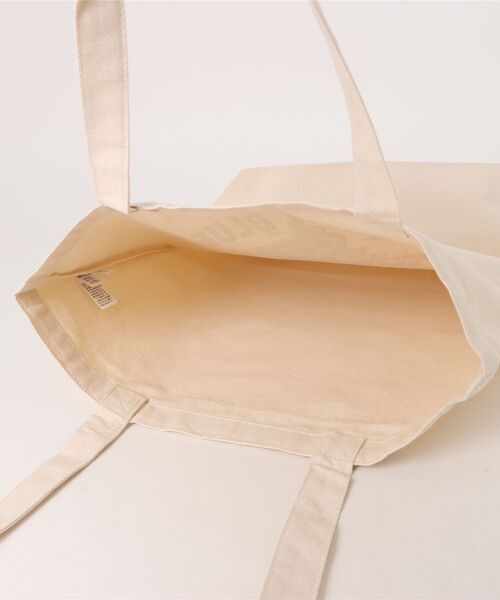 ANGEL BLUE(エンジェルブルー)の「エンジェルブルー トートバッグ HAPPYJEANS(トートバッグ・レディース・アイボリー系/ブラック系・ONE SIZE)」の5枚目の写真