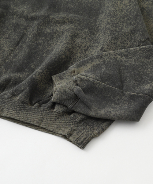 NOMA t.d.（ノーマティーディー）の「NOMARHYTHM TEXTILE (ノーマリズム テキスタイル) Hand Dye Twist スウェット（スウェット・メンズ・グリーン・2/3）」の3枚目の写真