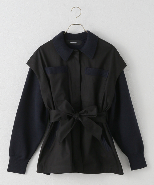 JOURNAL STANDARD(ジャーナルスタンダード)の「ベストセットニットカーデ(ニット/セーター・レディース・ブラウン/ネイビー・FREE)」の2枚目の写真