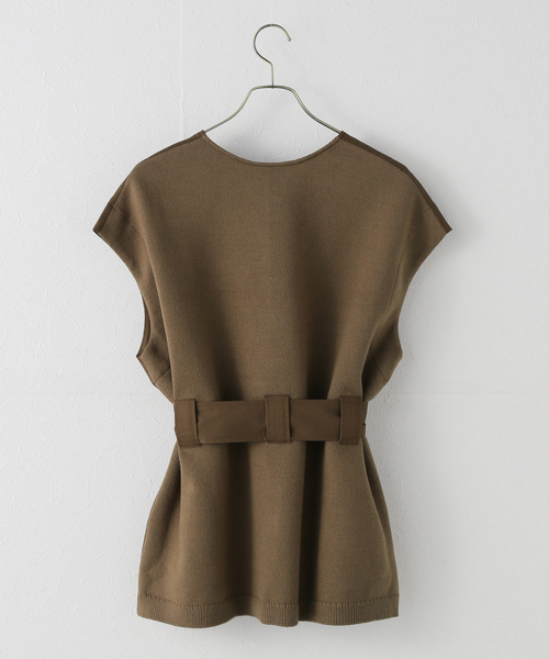 JOURNAL STANDARD(ジャーナルスタンダード)の「ベストセットニットカーデ(ニット/セーター・レディース・ブラウン/ネイビー・FREE)」の8枚目の写真