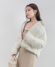 RANDA（ランダ）の「クロップドライトパファーコート（ダウンジャケット/コート）」