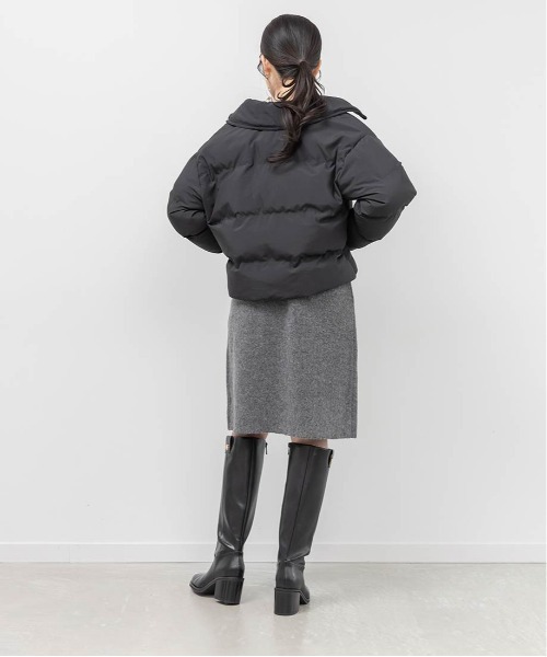 RANDA（ランダ）の「クロップドライトパファーコート（ダウンジャケット/コート・レディース・ホワイト/ベージュ/ブラック・FREE）」の11枚目の写真