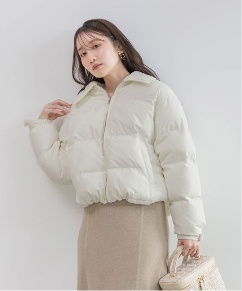RANDA（ランダ）の「クロップドライトパファーコート（ダウンジャケット/コート・レディース・ホワイト/ベージュ/ブラック・FREE）」の19枚目の写真