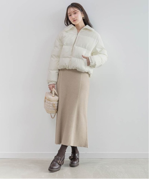 RANDA（ランダ）の「クロップドライトパファーコート（ダウンジャケット/コート・レディース・ホワイト/ベージュ/ブラック・FREE）」の20枚目の写真