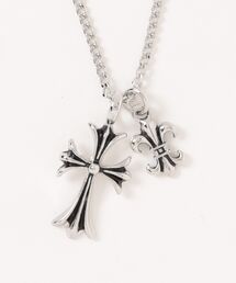 EVRIS(エヴリス)のCROSS CHARM CHAINネックレス(ネックレス)