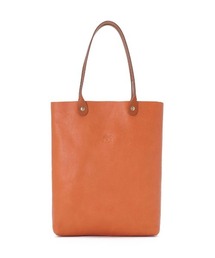 IL BISONTE イル ビゾンテ レザーロゴトートバッグ ブラウン系 IL