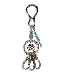 RSSC（アールエスエスシー）の「SHORT BEADS CHAIN CARABINER KEYRING - TURQUOISE（キーケース/キーアクセサリー）」
