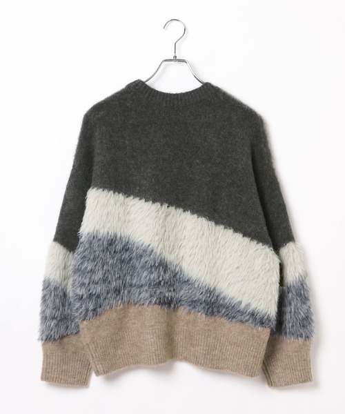 LEPSIM(レプシィム)の「5ゲージニュアンスMIXプルオーバー 611450(ニット/セーター・レディース・ブラウン系その他/グレー系その他/グレー系その他2・FREE)」の11枚目の写真